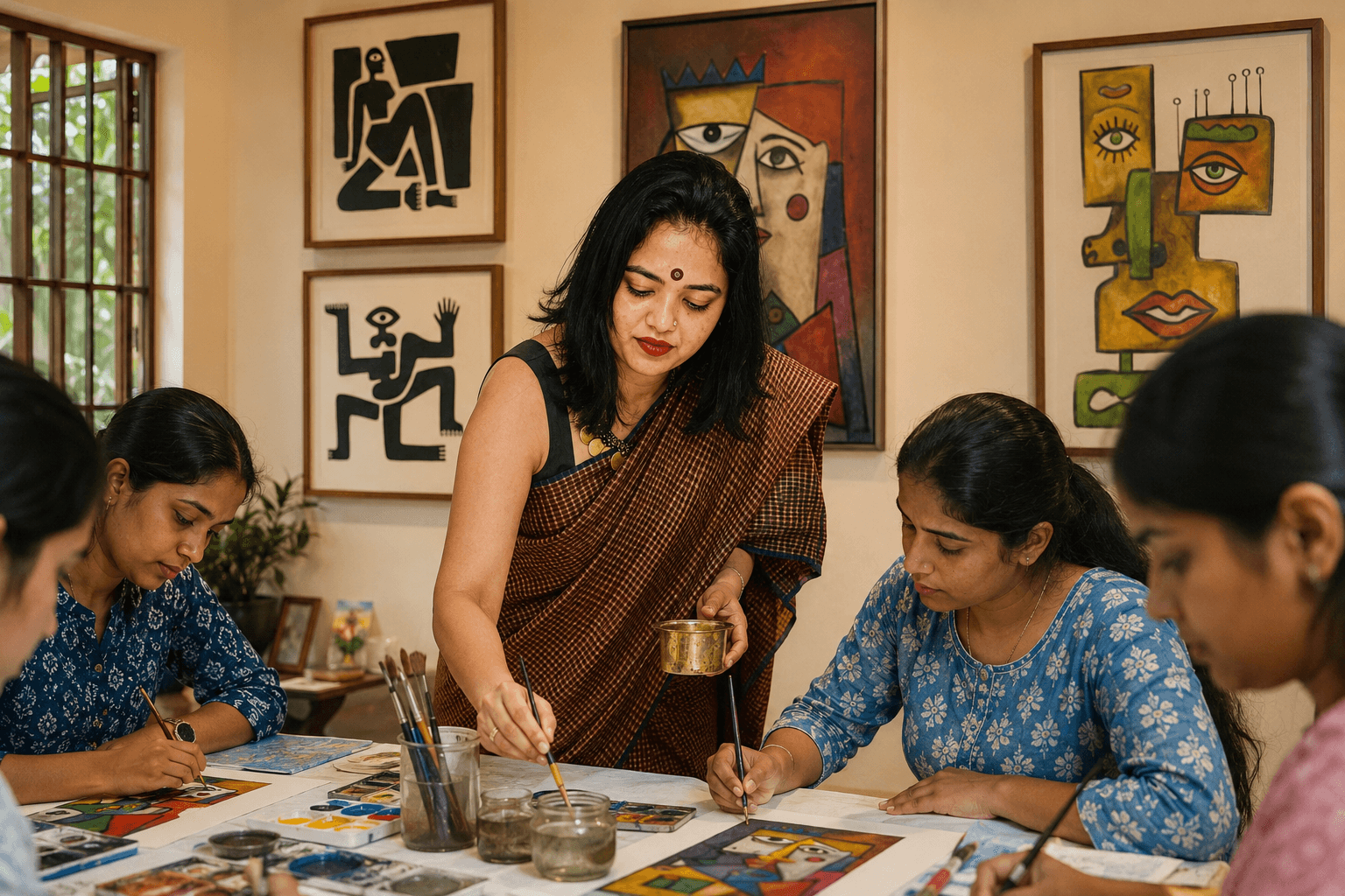 An immersive day inside the studio